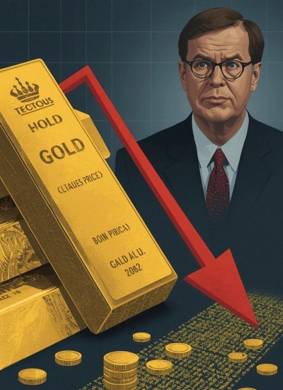 Gold price crashing 2026
