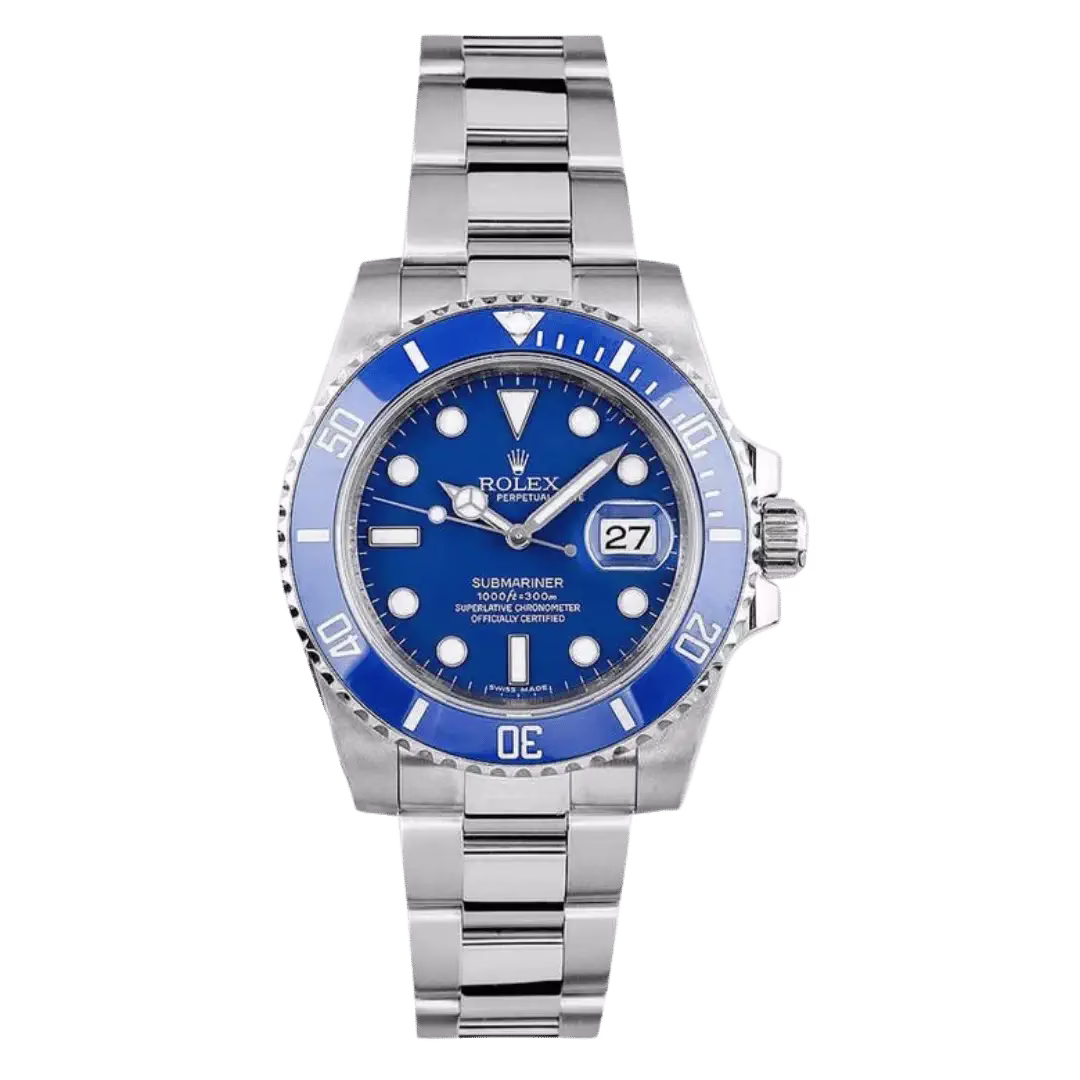 Rolex Submariner stainless steel with black ceramic bezel
