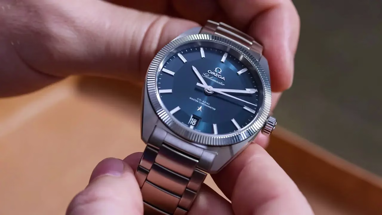 Luxury Omega Globemaster watch bought and pawned in Houston