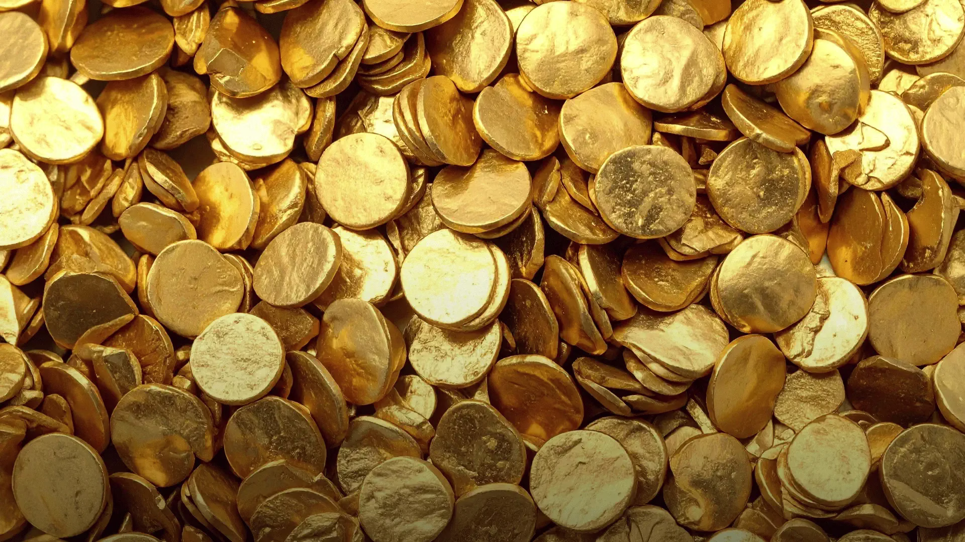 Gold coins evaluated for collector premium at a Houston pawn shop