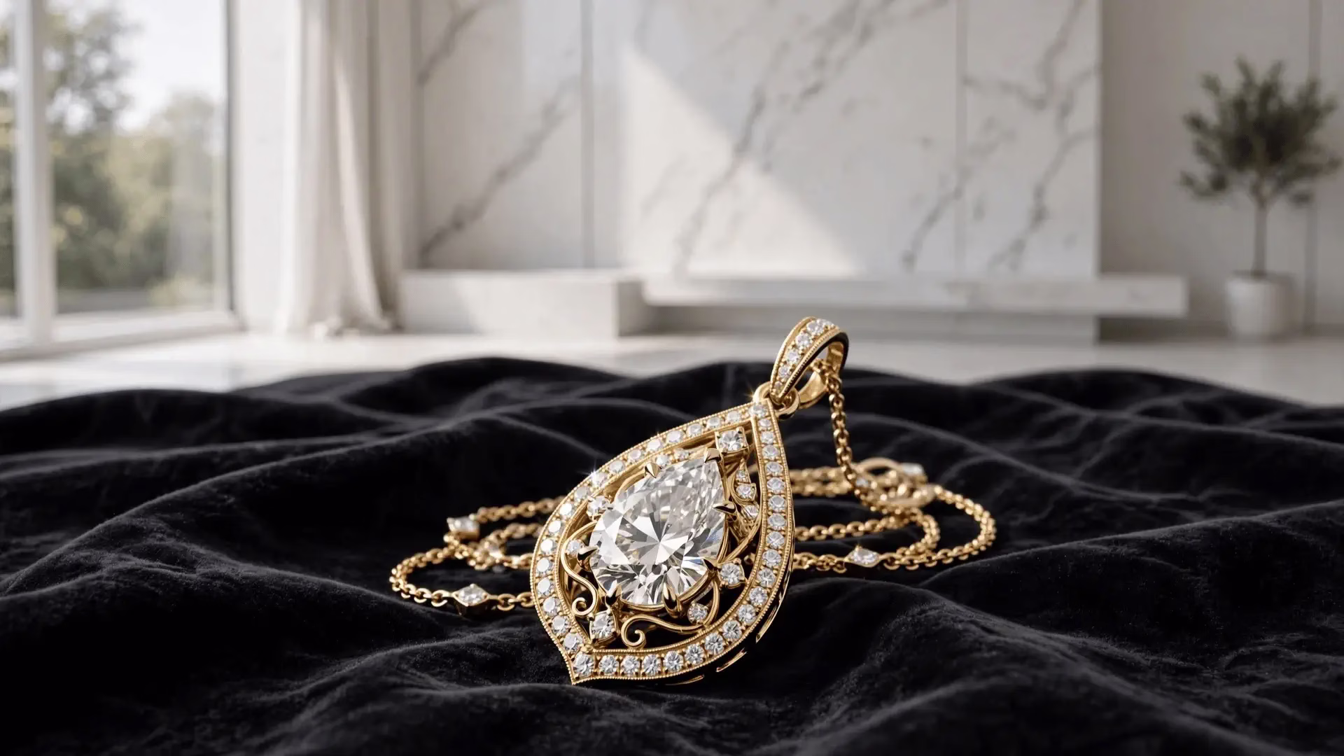Princess cut diamond ring photographed close up