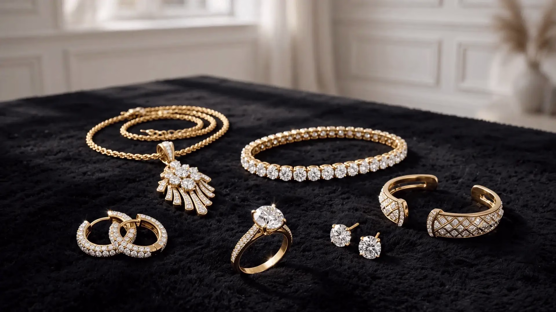 Jewelry pledged for a short term pawn loan in Houston